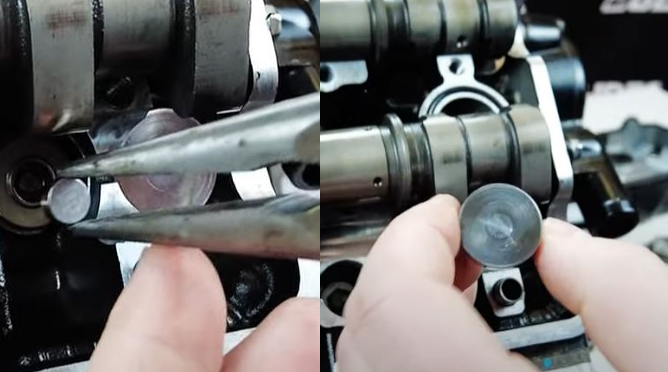 Adjust valve clearance step 22
